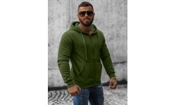 Мужской флисовый джемпер J.Style, хаки, 68B2008-29