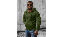 J.Style Men's Fleece Sweatshirt Khaki 68B2008-29