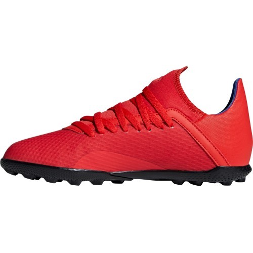 Adidas X 18.3 TF J Football Shoes for Kids, Red BB9403