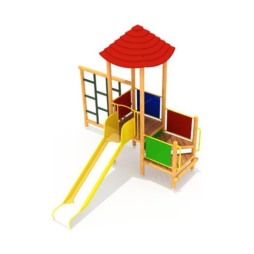 Wooden Kids Playground Model 4-A