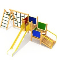 Wooden Kids Playground Model 3-B