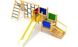Wooden Kids Playground Model 3-B
