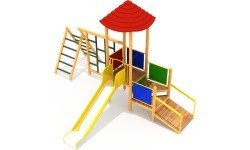 Wooden Kids Playground Model 3-A