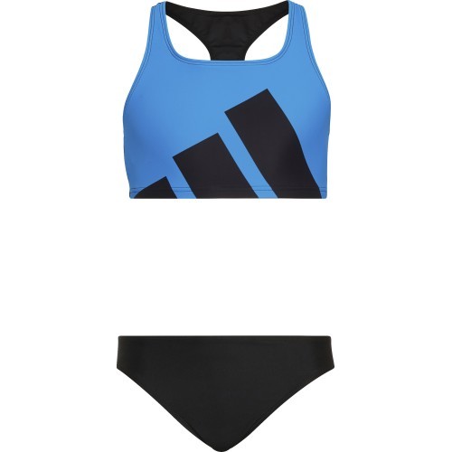 Adidas YG MH Bikini Girls' Swimsuit Blue Black HC9650