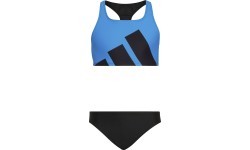 Купальник для девочек Adidas YG MH Bikini синий чёрный HC9650
