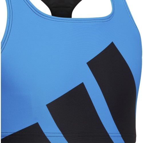 Adidas YG MH Bikini Girls' Swimsuit Blue Black HC9650