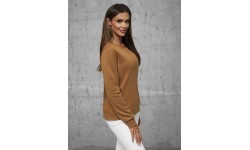 J.Style Women's Sweatshirt Brown 68W01-157
