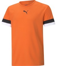 Puma Marškinėliai Paaugliams TeamRise Jersey Orange White Black 704938 08