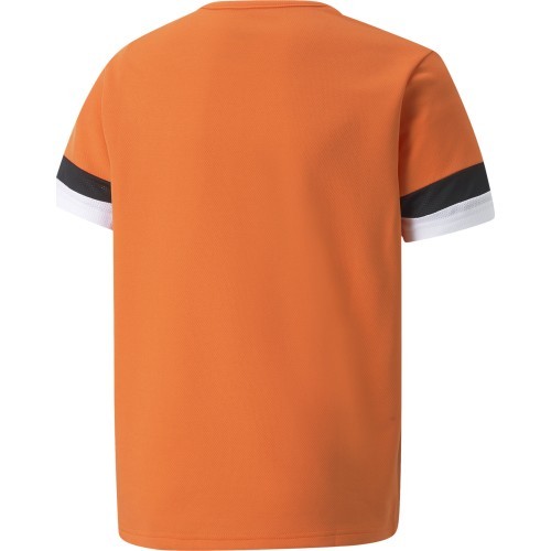 Puma Marškinėliai Paaugliams TeamRise Jersey Orange White Black 704938 08