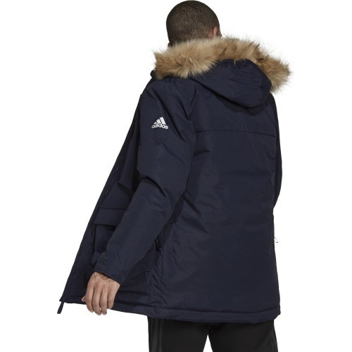 Куртка мужская Adidas Hooded Parka с капюшоном Black GT1701