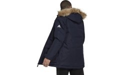 Adidas Men's Hooded Parka Jacket Black GT1701