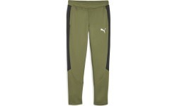 Мужские спортивные брюки Puma Evostripe чёрно-зелёные 678997 33