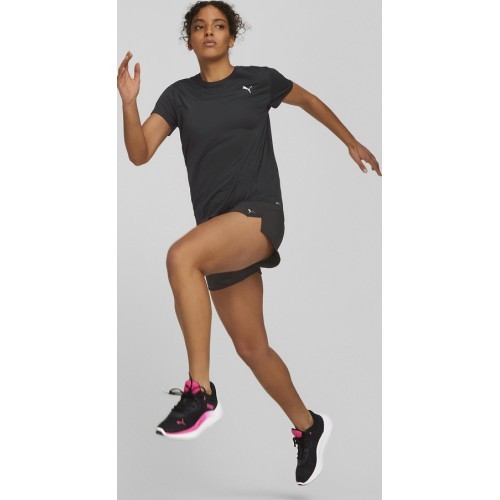 Puma Run Favorite SS Tee Women's Black 523166 01