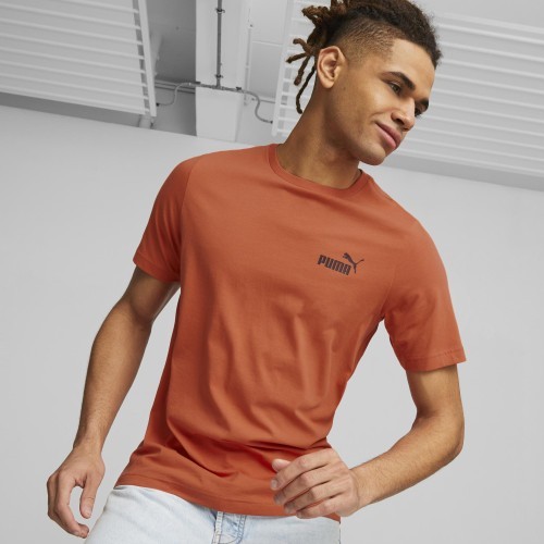 Puma Men's Ess Logo Tee Orange 586669 94