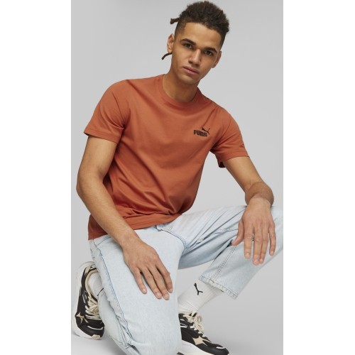 Puma Men's Ess Logo Tee Orange 586669 94
