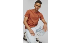 Мужская футболка Puma Ess Logo Tee Orange 586669 94