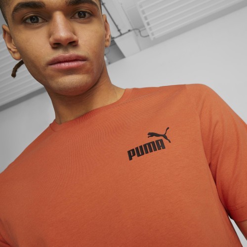Puma Men's Ess Logo Tee Orange 586669 94
