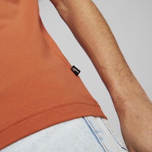 Puma Men's Ess Logo Tee Orange 586669 94