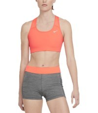 Женский спортивный бюстгальтер Nike Swoosh Bra Non Pad Bright Mango BV3630 854