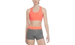 Женский спортивный бюстгальтер Nike Swoosh Bra Non Pad Bright Mango BV3630 854