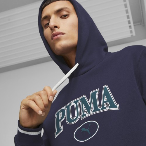 Puma Squad Hoodie FL Men's Sweatshirt Navy 676017 06