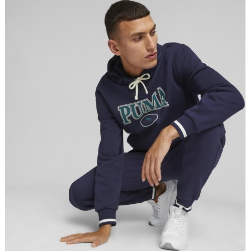 Puma Squad Hoodie FL Men's Sweatshirt Navy 676017 06