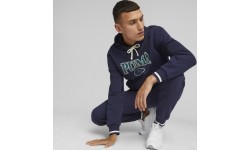 Puma Squad Hoodie FL Men's Sweatshirt Navy 676017 06