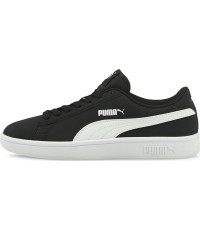 Кроссовки подростковые Puma Smash V2 Buck Jr чёрные 365182 34