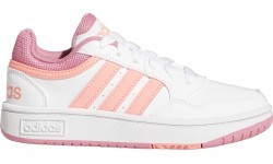 Кроссовки подростковые Adidas Hoops 3.0 K White Pink GW0418