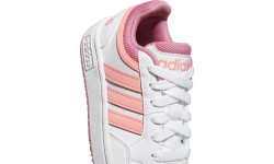 Кроссовки подростковые Adidas Hoops 3.0 K White Pink GW0418