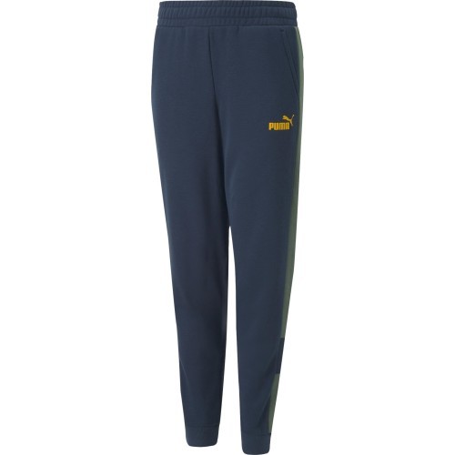 Puma Ess Block Sweatpants Youth Blue Green 849083 73