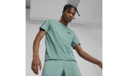 Puma Men's T-Shirt Ess+ Tape Tee Green 847382 85