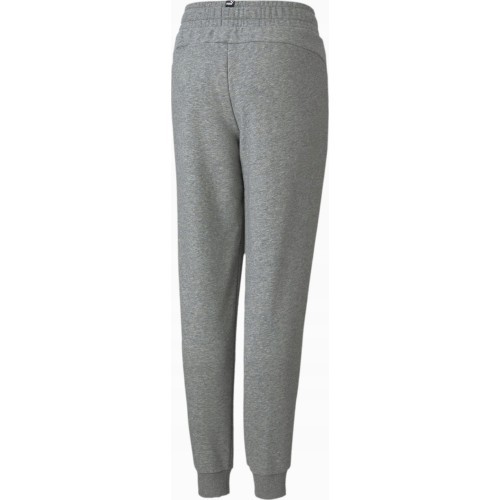 Puma Ess+ 2 Col Logo sports pants for teens, grey 586988 03