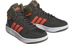 Подростковая обувь Adidas Hoops Mid 3.0 K, зелёная GW4486
