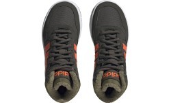 Подростковая обувь Adidas Hoops Mid 3.0 K, зелёная GW4486