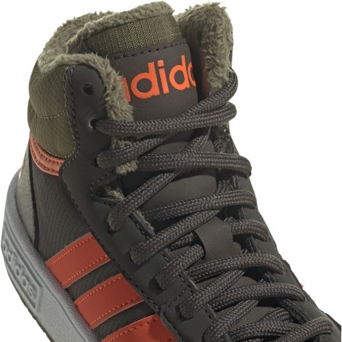 Подростковая обувь Adidas Hoops Mid 3.0 K, зелёная GW4486
