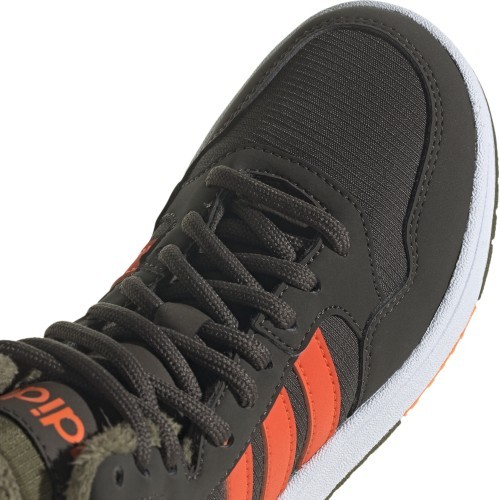 Подростковая обувь Adidas Hoops Mid 3.0 K, зелёная GW4486