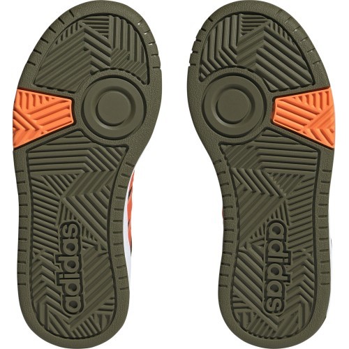 Подростковая обувь Adidas Hoops Mid 3.0 K, зелёная GW4486