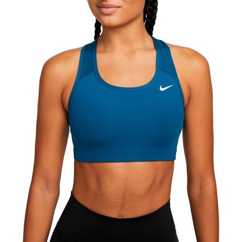 Nike Swoosh Non Pad Women's Sports Bra Blue BV3630 404