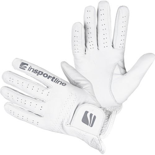 Women’s Leather Gloves inSPORTline Elmgreen Lady - Creamy White