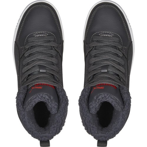 Puma Rebound Joy Fur Grey Sneakers for Teens 375477 06
