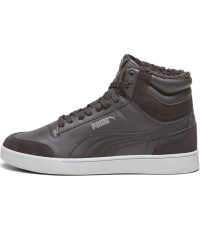 Puma Shuffle Mid Fur Flat Grey Men's Shoes 387609 03