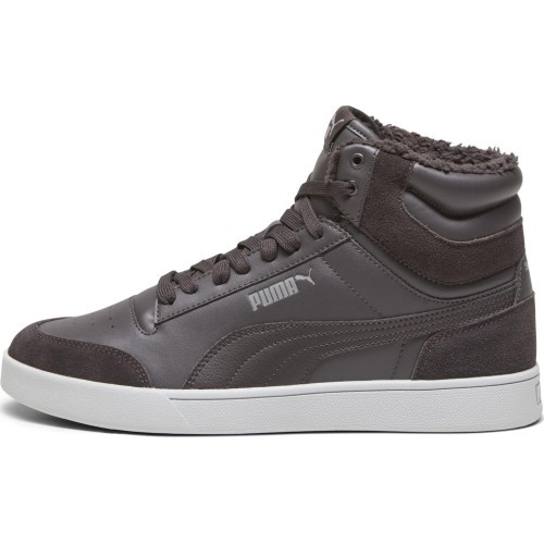 Puma Shuffle Mid Fur Flat Grey Men's Shoes 387609 03