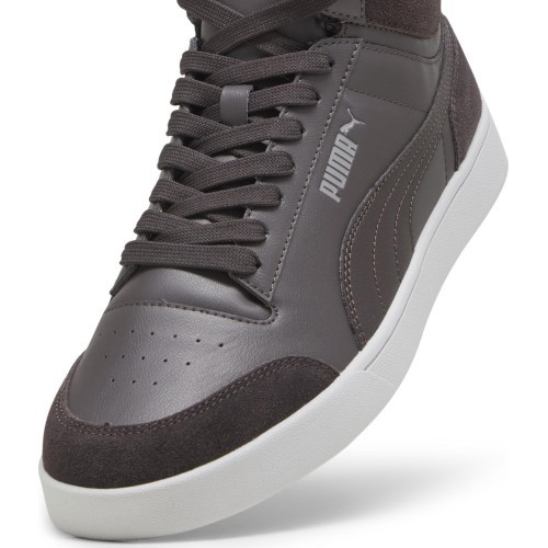 Puma Shuffle Mid Fur Flat Grey Men's Shoes 387609 03
