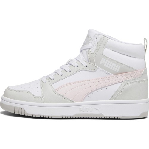 Puma женская обувь Rebound V6 White Grey Pink 392326 07