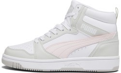 Puma Rebound V6 Women's Sneakers White Grey Pink 392326 07