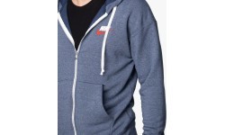 Nike Men's Sweatshirt M NSW Heritage Hoodie FZ Blue 928431 410
