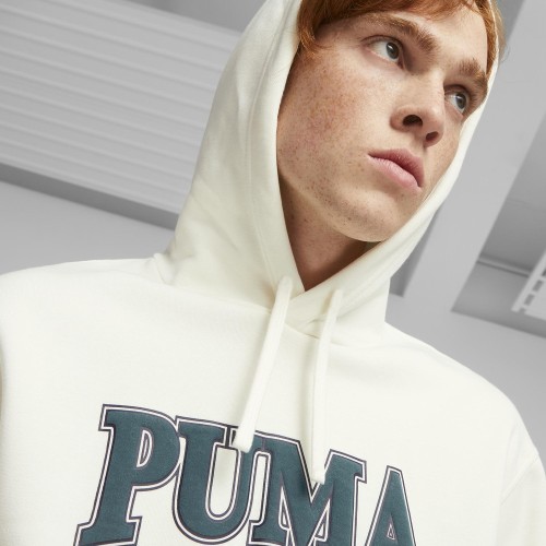 Мужская толстовка Puma Squad Hoodie FL, белая 676017 65