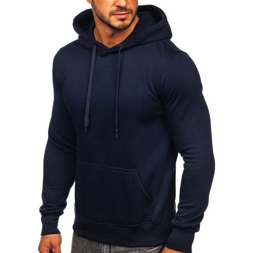 J.Style Men's Fleece Sweatshirt Blue 68B2009-25