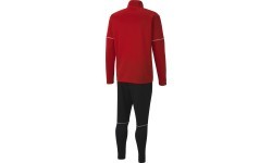 Puma Teamgoal Tracksuit Juniors Black Red 656809 01